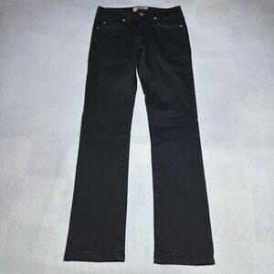 Naked & Famous Skinny Guy Jeans Mens 29 Black Power Stretch Japanese Denim